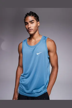 Nike Camiseta azul de tirantes Dri-FIT Legend de