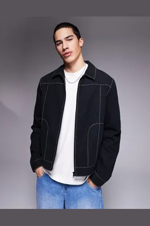 ASOS Chaqueta Harrington lavado de algodón de