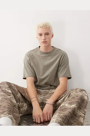 Weekday Camiseta de corte cuadrado Great de -Verde