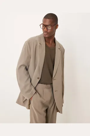 ASOS Chaqueta de traje color de corte suelto extragrande de -Neutro
