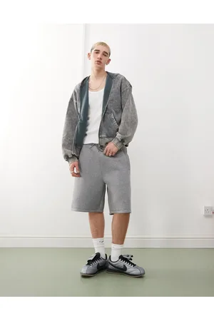 Weekday Pantalones cortos melange de punto liso efecto neopreno Simon de