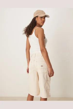 Dickies Vaqueros cortos vaqueros de corte alargado y estilo carpintero de