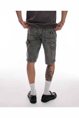 Dickies Pantalones cortos vaqueros lavado de corte estándar y estilo carpintero Garyville de