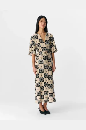 Object Vestido midi color de -Blanco