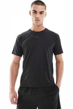 PUMA Camiseta negra de manga corta Evolve RUN de