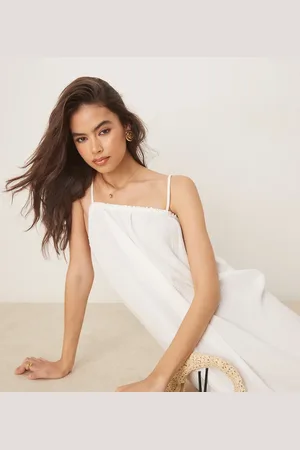 JDY Vestido largo sin mangas de tejido texturizado de