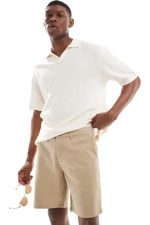 JJ Pantalones cortos chinos beis de -Neutro