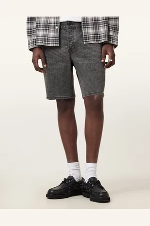 AllSaints Pantalones cortos negro lavado Switch de