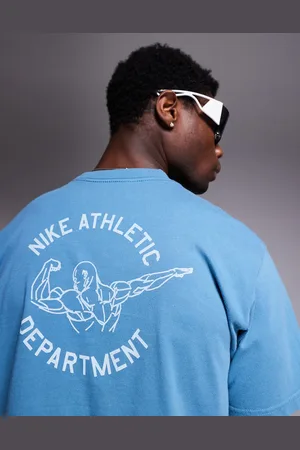 Nike Camiseta azul con estampado gráfico Gym Culture de