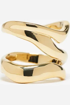 & OTHER STORIES Anillo con diseño retorcido triple de metal de