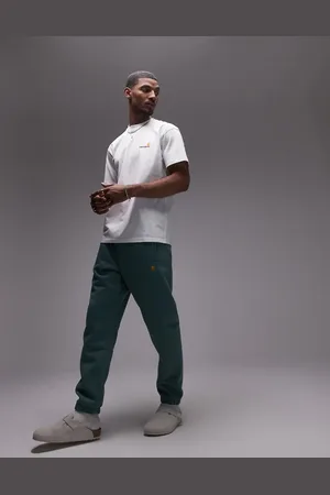 Carhartt Pantalones de chándal verdes Chase de