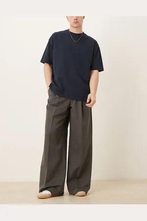 ASOS Pantalones de vestir de corte suelto con pinzas delanteras de