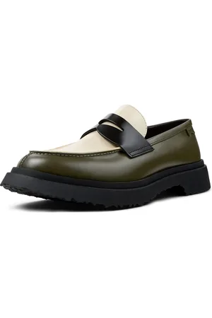 Camper Mocasines verdes y negros Walden de