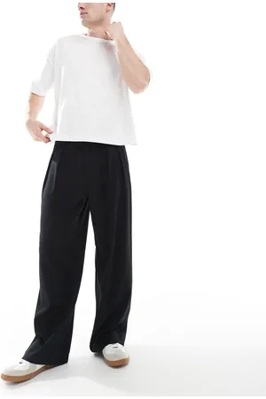 Cotton On Pantalones negros holgados con pinzas de Cotton On