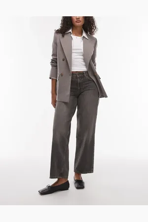 Topshop Vaqueros vintage holgados de talle bajo con detalle regulable de Hourglass