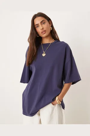 Free People Camiseta azul marino holgada Devon de
