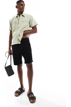 JJ Pantalones cortos chinos negros de