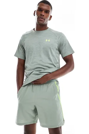 Under Armour Pantalones cortos de 7" verdes Launch de