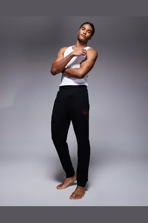 HUGO BOSS Joggers negros Laze de HUGO Bodywear