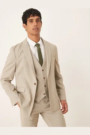 ASOS Chaqueta de traje jaspeado de corte slim con acabado texturizado de