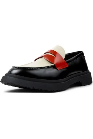 Camper Mocasines negros y rojos Walden de