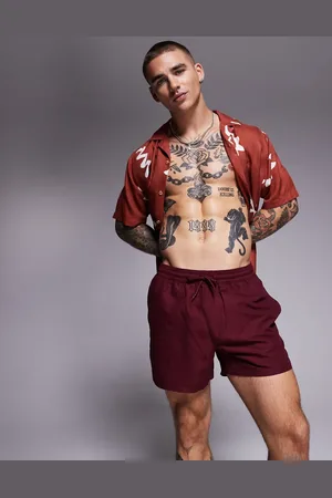 ASOS Shorts de baño cortos de -Rojo