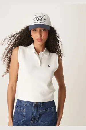 Ralph Lauren Polo sin mangas con logo de icono de punto de