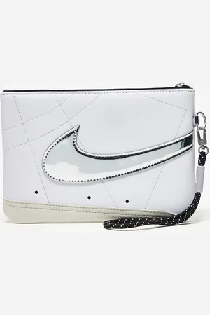 Nike Bolso de mano grande y plateado cromado Icon Blazer de