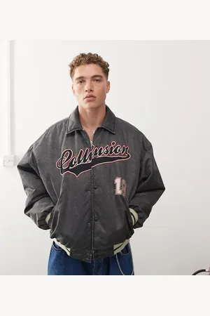 COLLUSION Chaqueta bomber con diseño universitario de