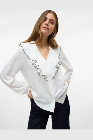 VERO MODA Blusa blanca de