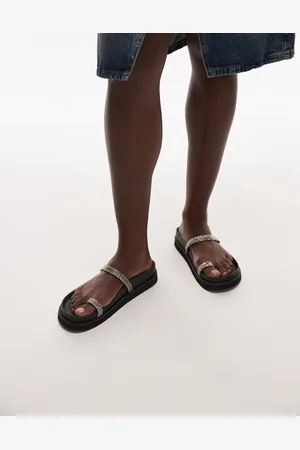 Topshop Sandalias planas con diseño minimalista y estampado de Josh de -Multicolor
