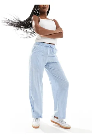 JJXX Pantalones azules a rayas de sirsaca de