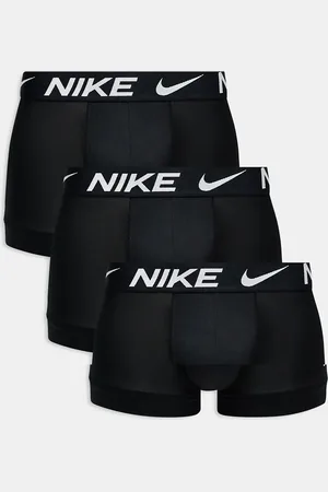 Nike Pack de 3 calzoncillos bóxer negros básicos de microfibra Dri-FIT Essential Microfibre de