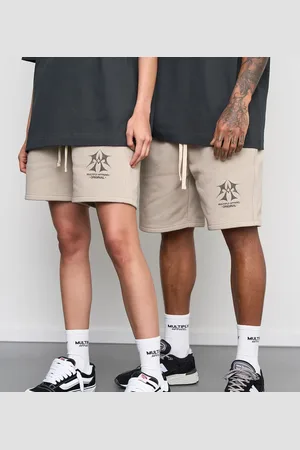 Multiply Apparel Pantalones cortos caqui envejecido Sketch de -Neutro