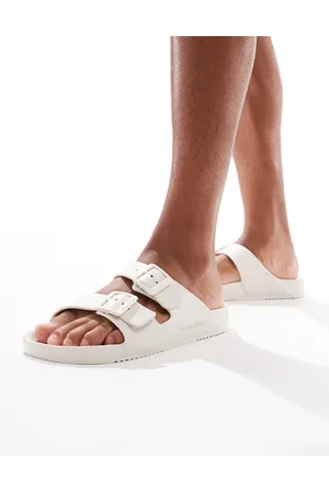JACK & JONES Sandalias color crema con correas de -Blanco