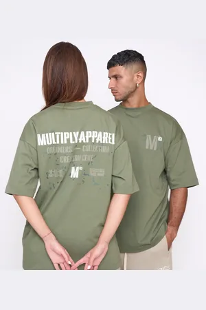 Multiply Apparel Camiseta verde trébol extragrande Drill de