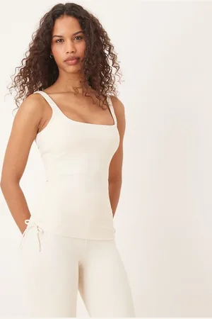 Tala Camiseta color de tirantes con diseño regulable DayFlex de -Blanco