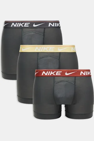 Nike Pack de 3 calzoncillos bóxer grises con cinturillas en contraste Dri-FIT Ultra Comfort de -Negro