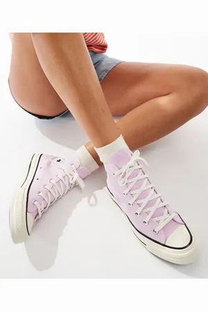Converse Zapatillas abotinadas en violeta Chuck 70 de -Morado