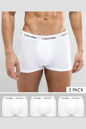 Calvin Klein Pack de 3 calzoncillos de algodón elástico de talle bajo en de