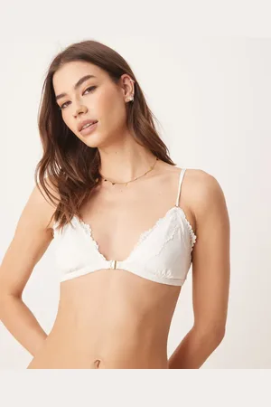 Abercrombie & Fitch Sujetador con ribete de encaje de