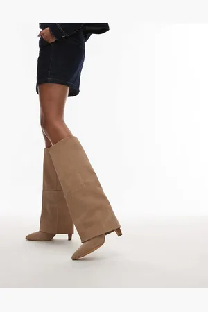 Bronx Botas color por la rodilla con diseño con vuelta de ante Jad-Ey de -Neutro