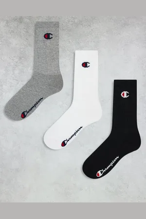 Champion Pack de 3 pares de calcetines deportivos de varios colores de