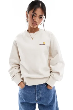 Carhartt Sudadera color con logo de texto American Script de -Blanco