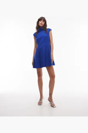 & OTHER STORIES Vestido corto con mangas japonesas y cuello alto de