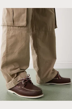 Timberland Náuticos oscuro con 2 ojales de cuero de