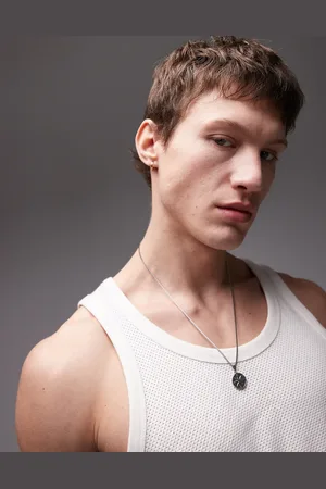 Topman Camiseta color sin mangas de tejido texturizado de -Blanco