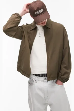 Topman Chaqueta Harrington de -Verde