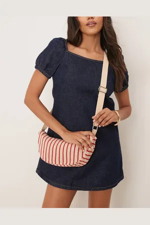 Accessorize Bolso a rayas estilo riñonera de