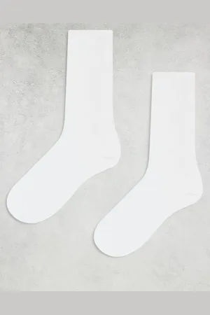 Lindex Pack de 2 pares de calcetines blancos de jacquard de
